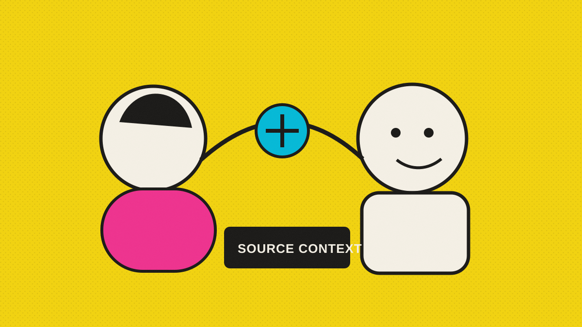 Human editor and AI system collaborating over a source-backed content workflow.